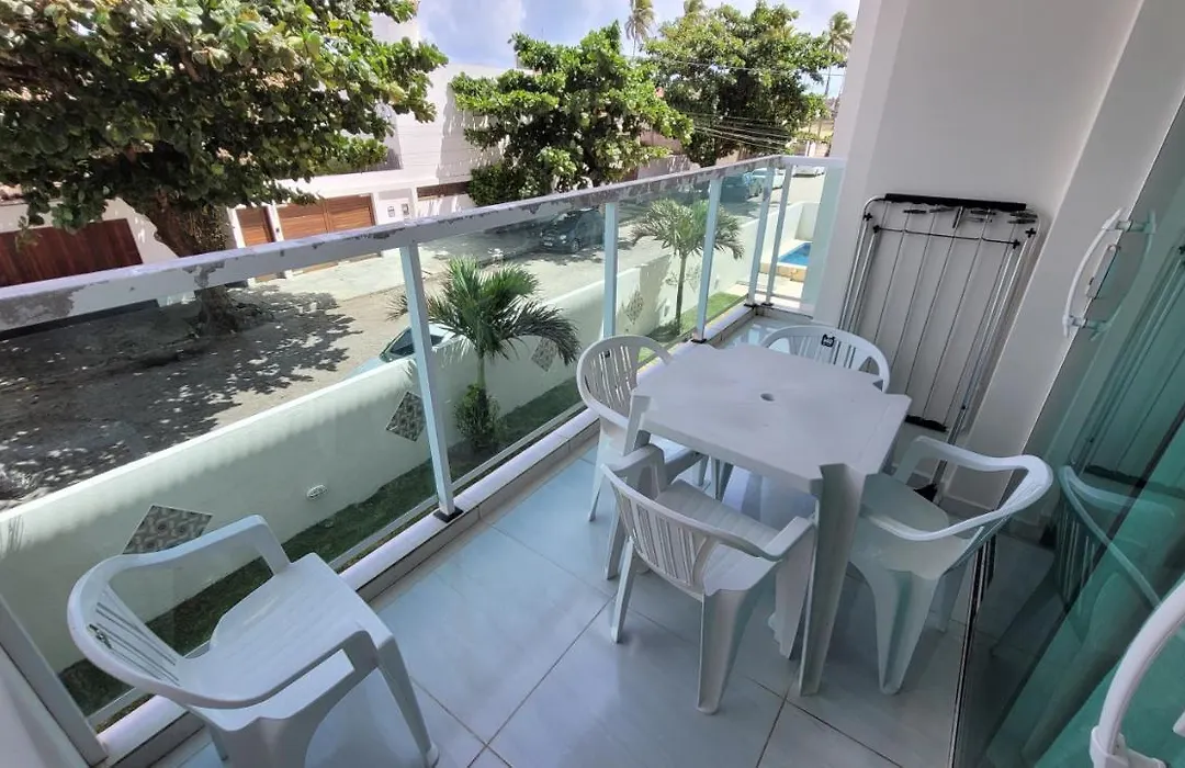 Flat beira mar a 300m das piscinas de Porto Mahalo Residence 05 P- ate 6 pessoas-1